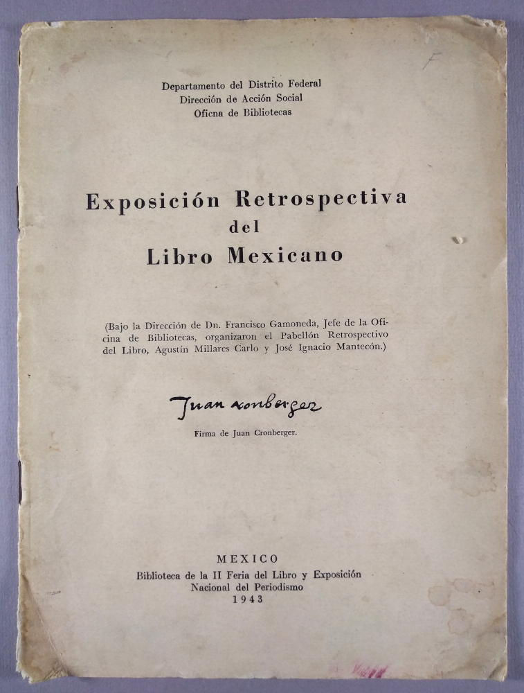 Exposición retrospectiva del libro mexicano