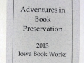Adventures in book preservation
