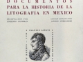 Documentos para la historia de la litografía en México
